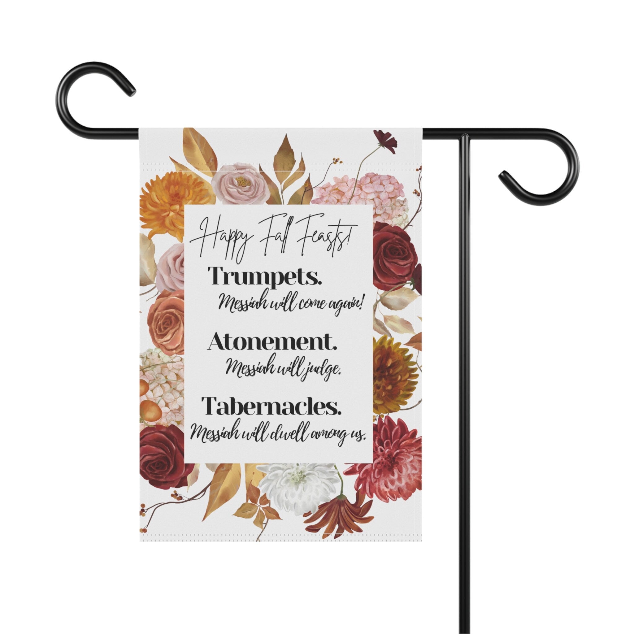 Fall Feasts Floral Garden & House Banner