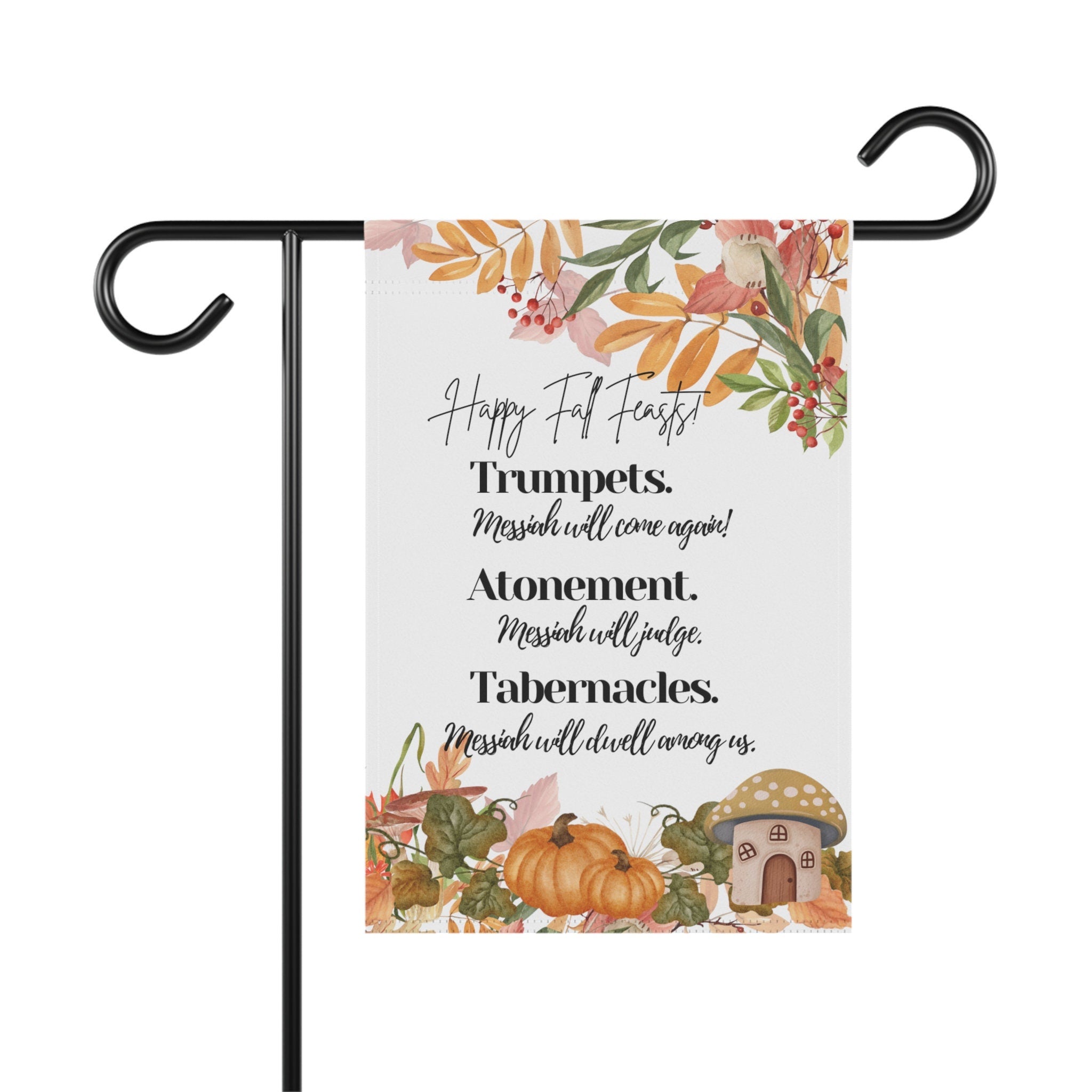 Fall Feast Wild Mushroom Garden & House Banner
