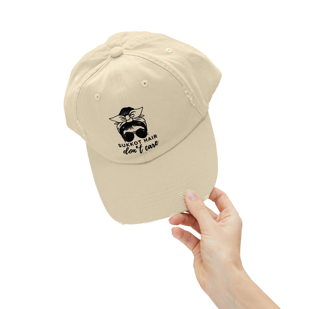 Sukkot Hair Distressed Cap
