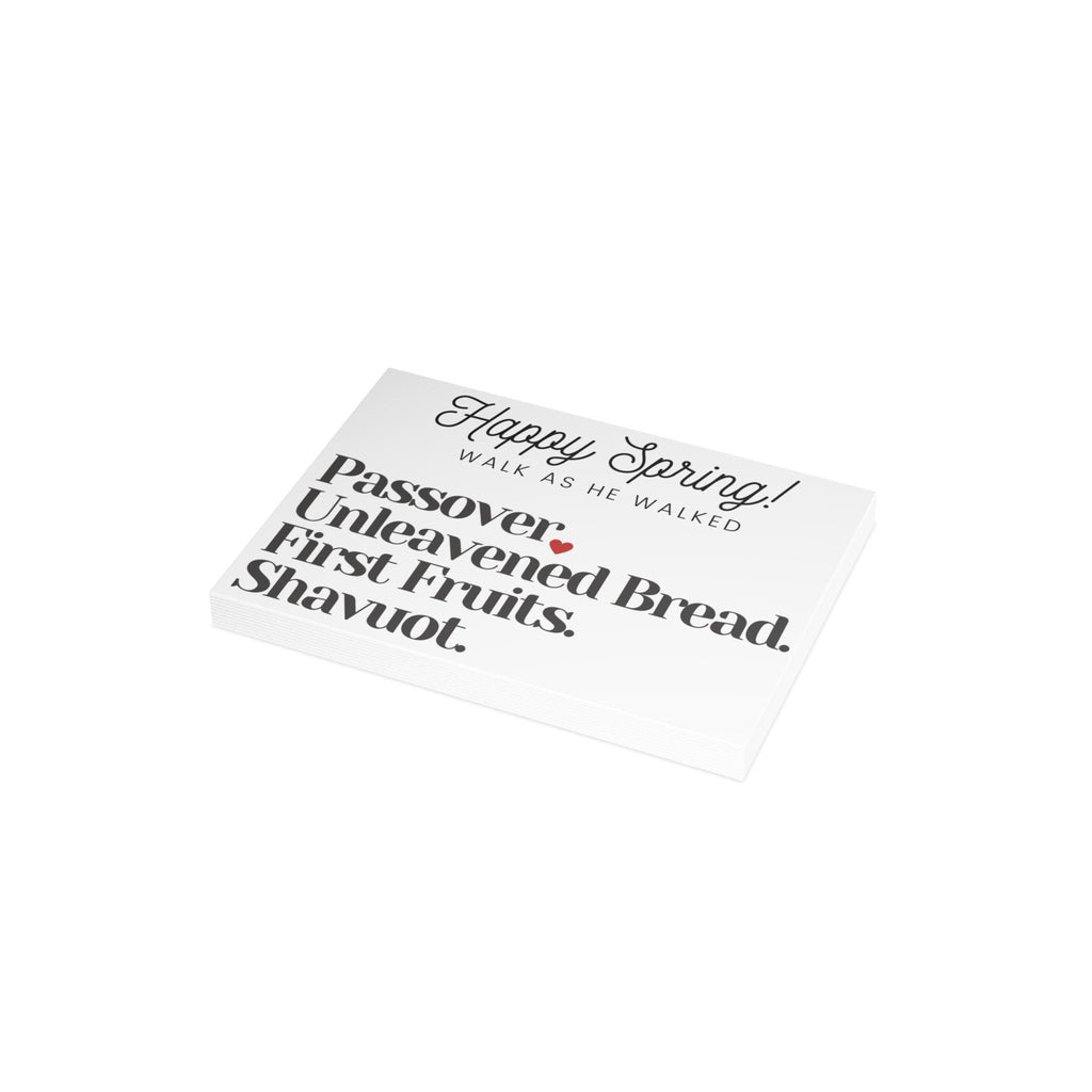 Spring Feast Cards Heart (10, 30, and 50pcs)