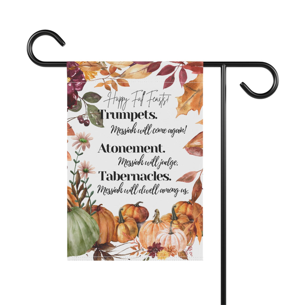 Fall Feasts Floral Pumpkins Garden & House Banner