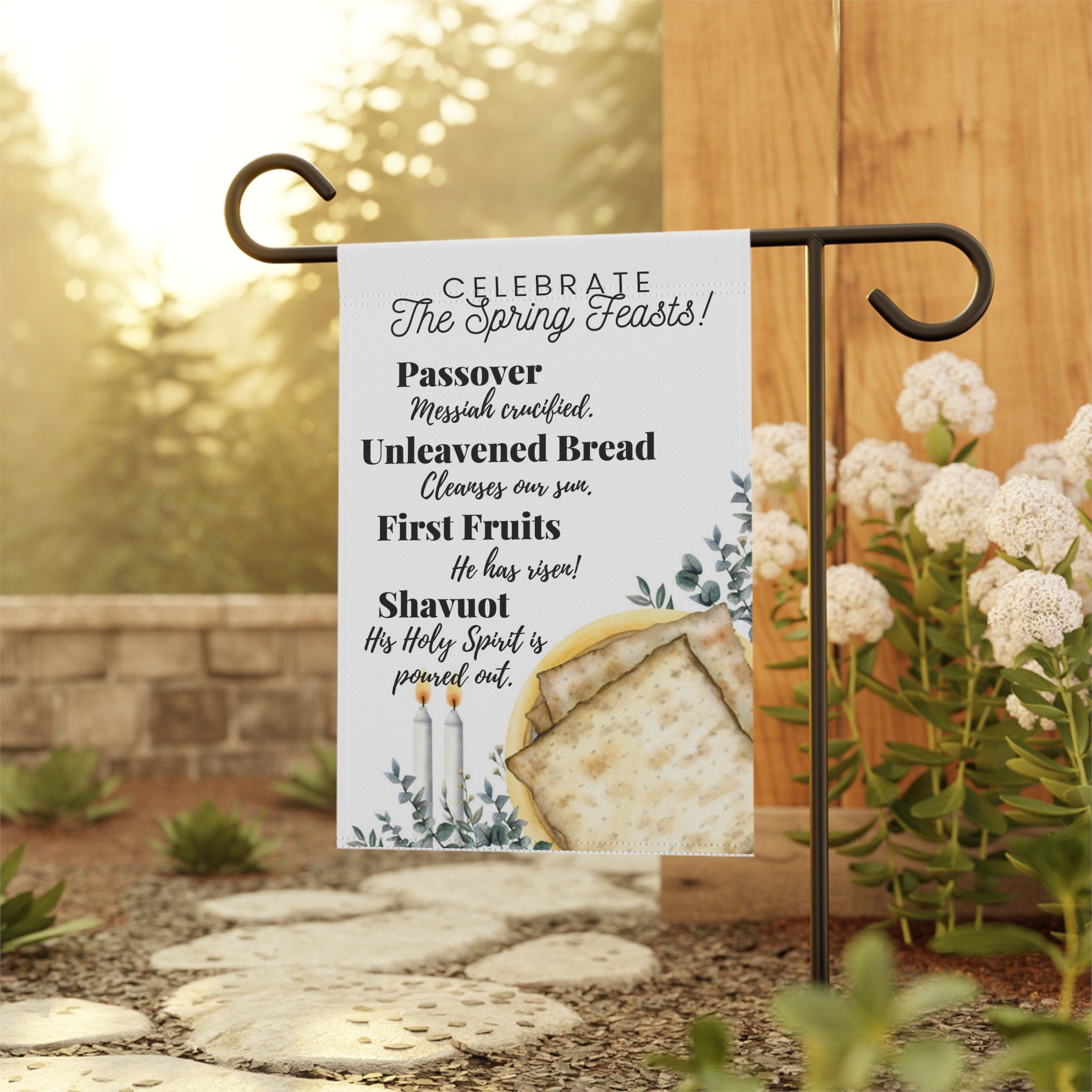 Spring Garden & House Banner