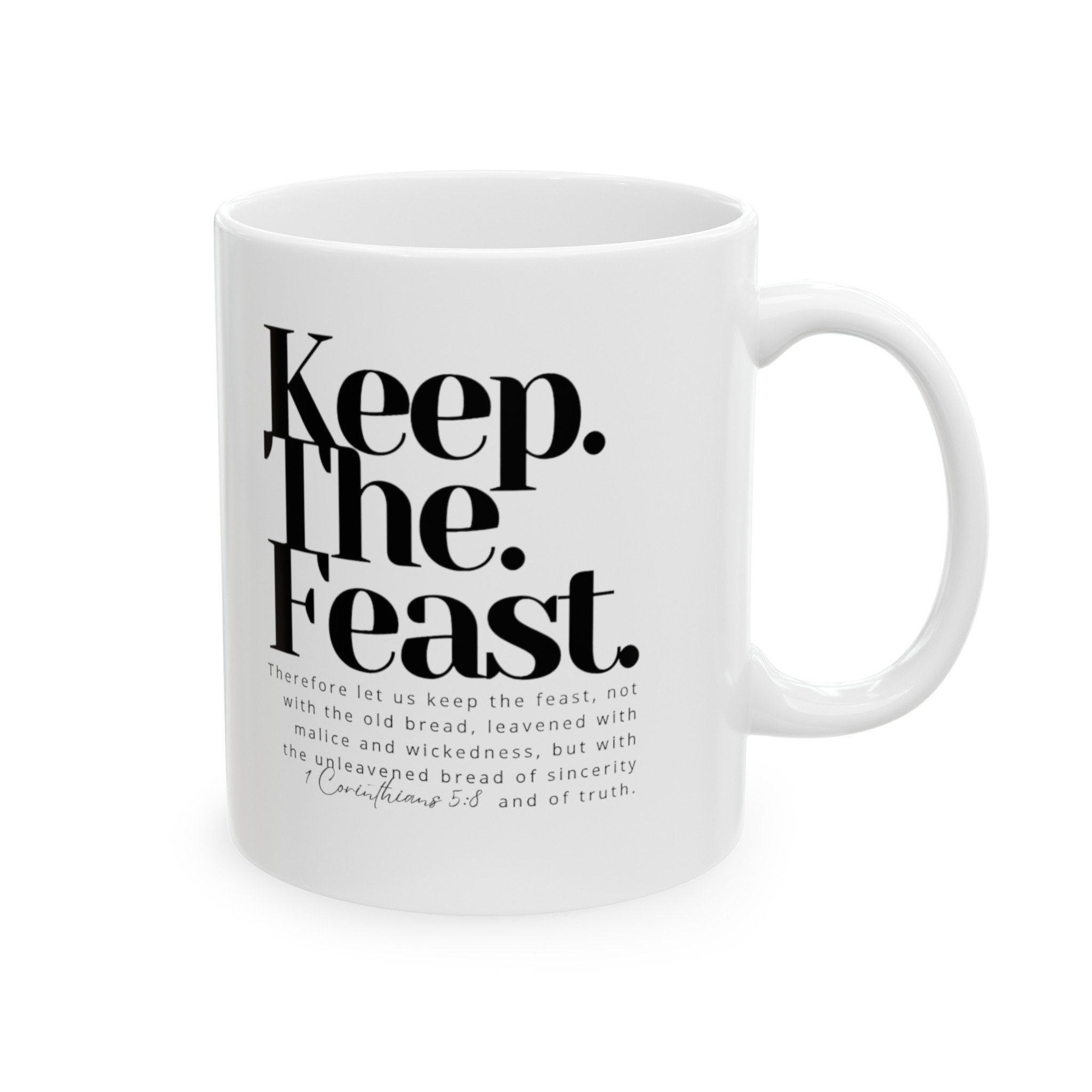 Keep the Feast Ceramic Mug, 11oz