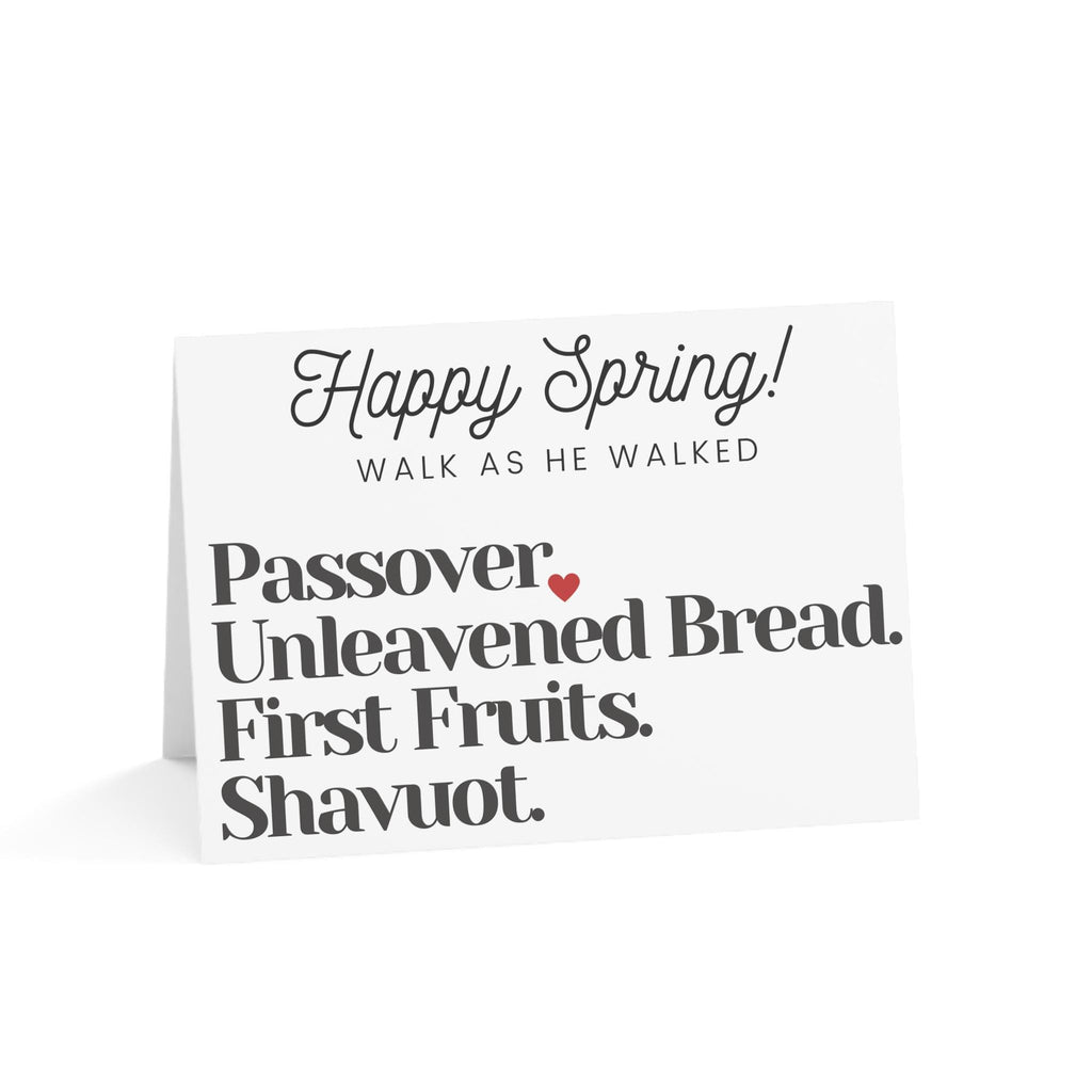 Spring Feast Cards Heart (10, 30, and 50pcs)