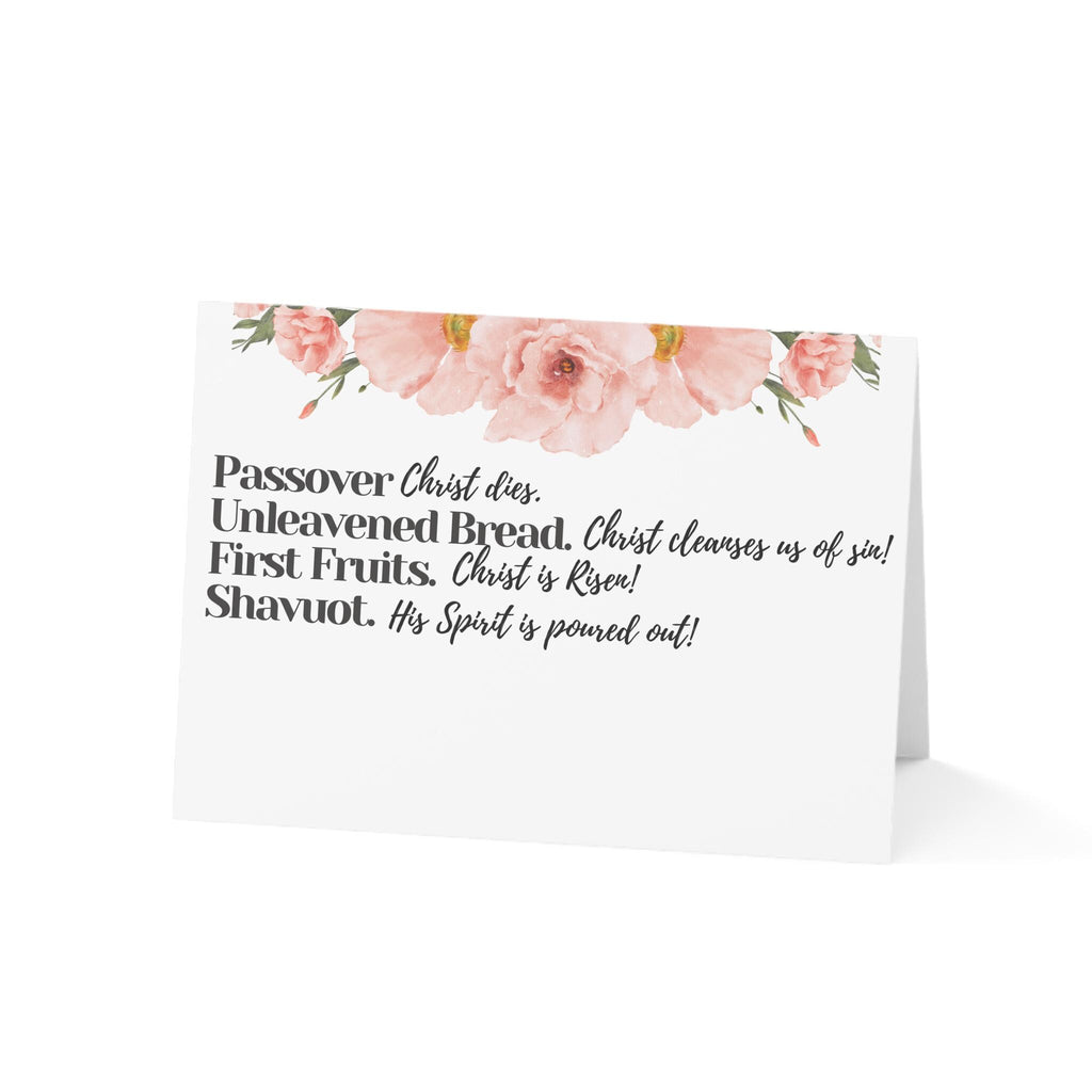 Spring Feast Cards Rose Floral (10, 30, and 50pcs)