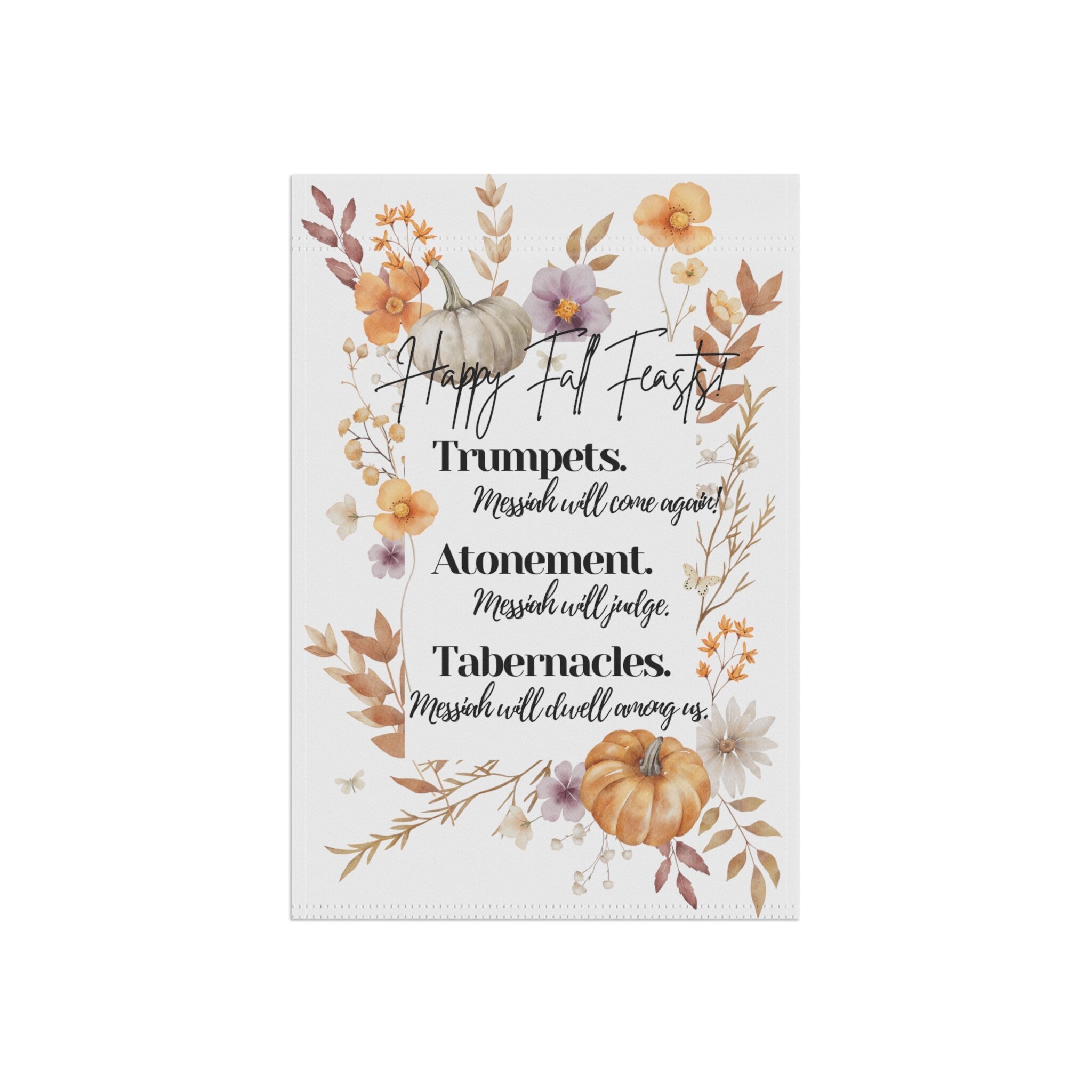 Fall Feasts Wildflower Garden & House Banner