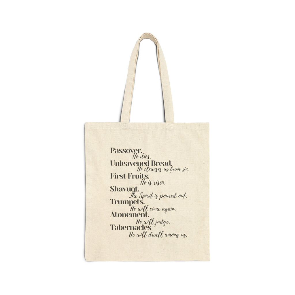 Keep the Feast Cotton Canvas Tote Bag
