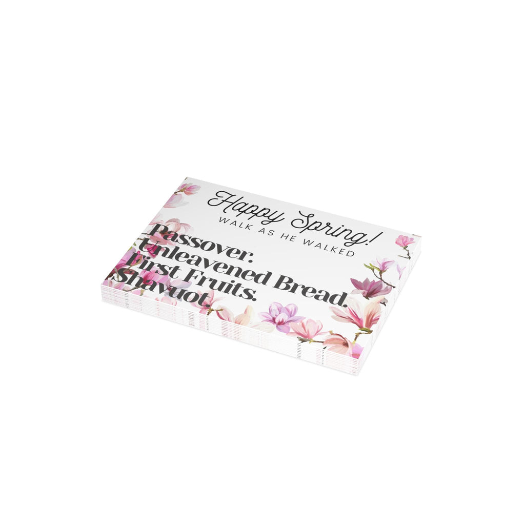 Spring Feast Cards Pink Floral (10, 30, and 50pcs)