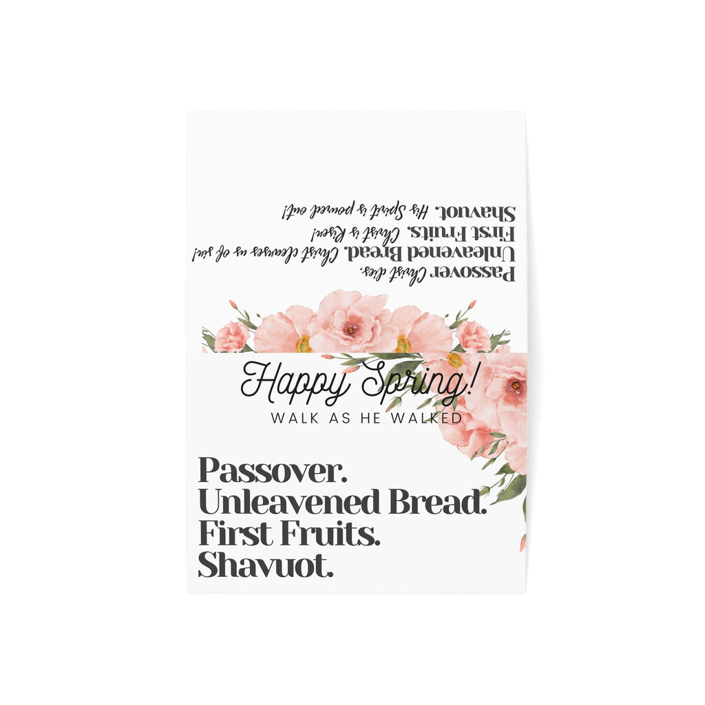 Spring Feast Cards Rose Floral (10, 30, and 50pcs)