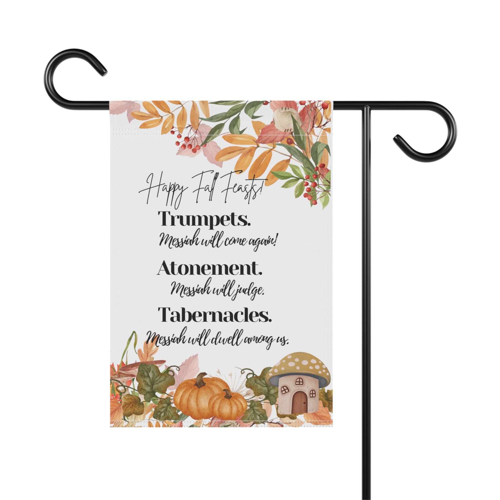 Fall Feast Wild Mushroom Garden & House Banner