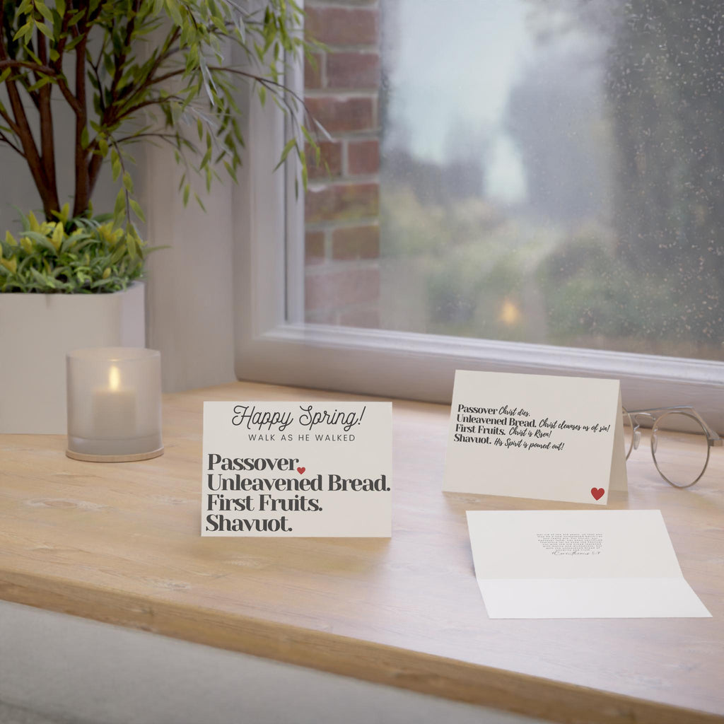 Spring Feast Cards Heart (10, 30, and 50pcs)