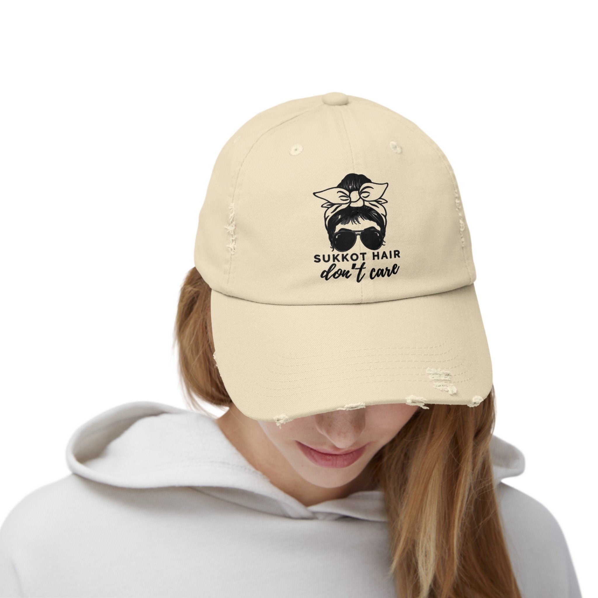 Sukkot Hair Distressed Cap